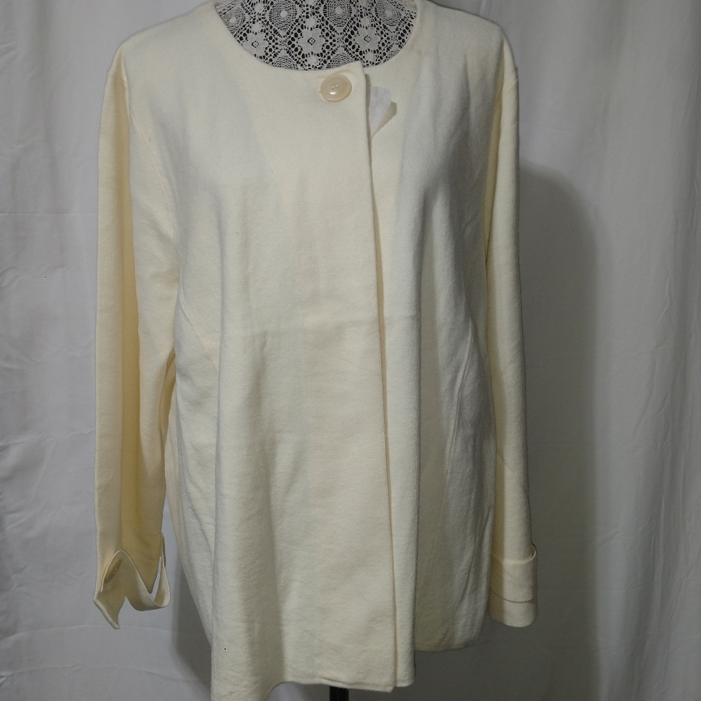 Anthropologie Cream 3x Sweater Cardigan